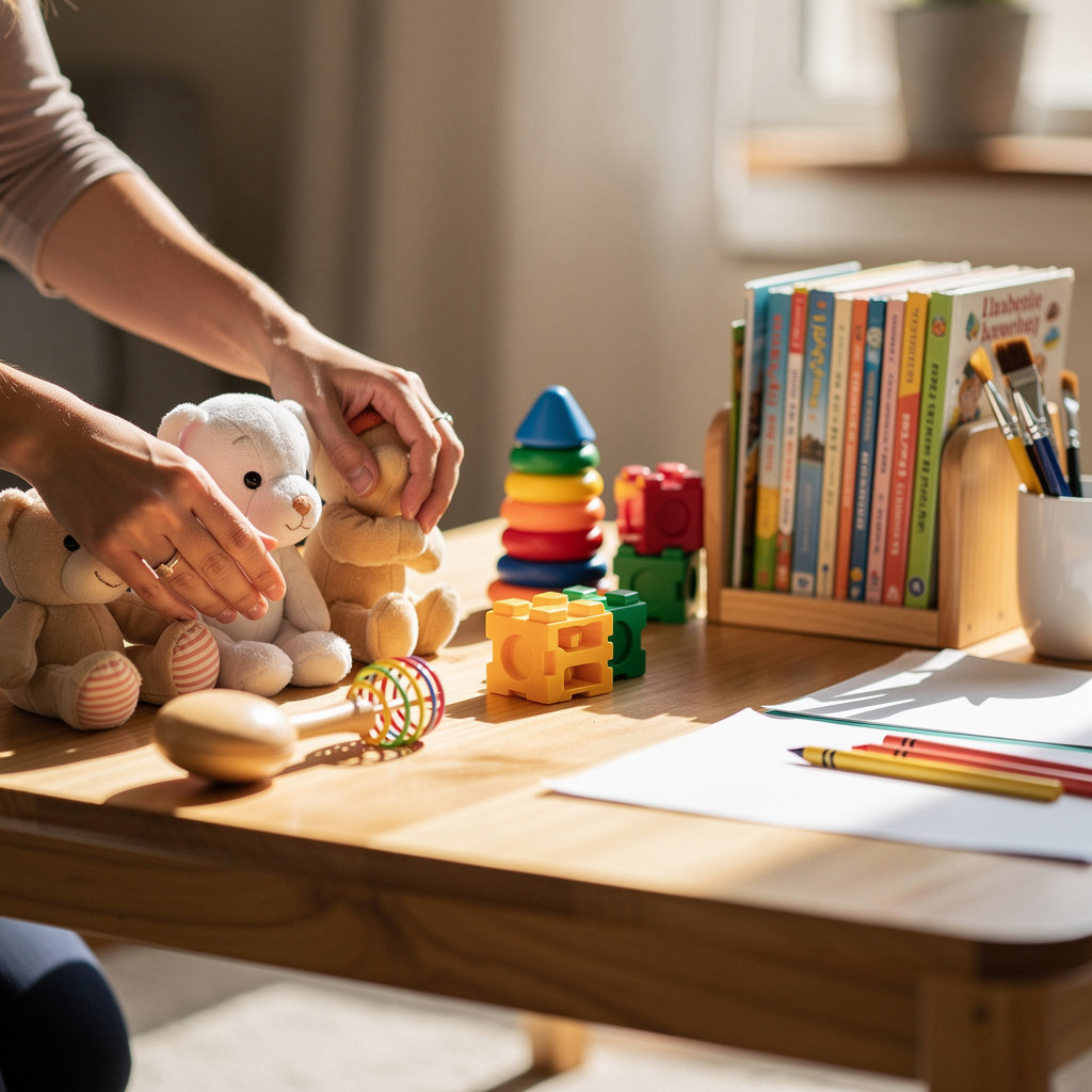 Family Child Care by Haja Turay nurturing toddler program with children engaged in educational play activities in San Diego